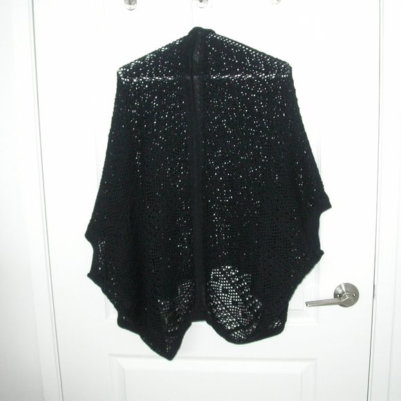 Black Knit Lace Sweater - Picture 5 of 8